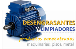 Desengrasantes y Limpiadores, productos con alta concentración